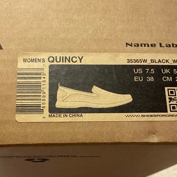 Shoes For Crews Black Slip-On Flats - Picture 3 of 5